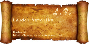 Laudon Veronika névjegykártya